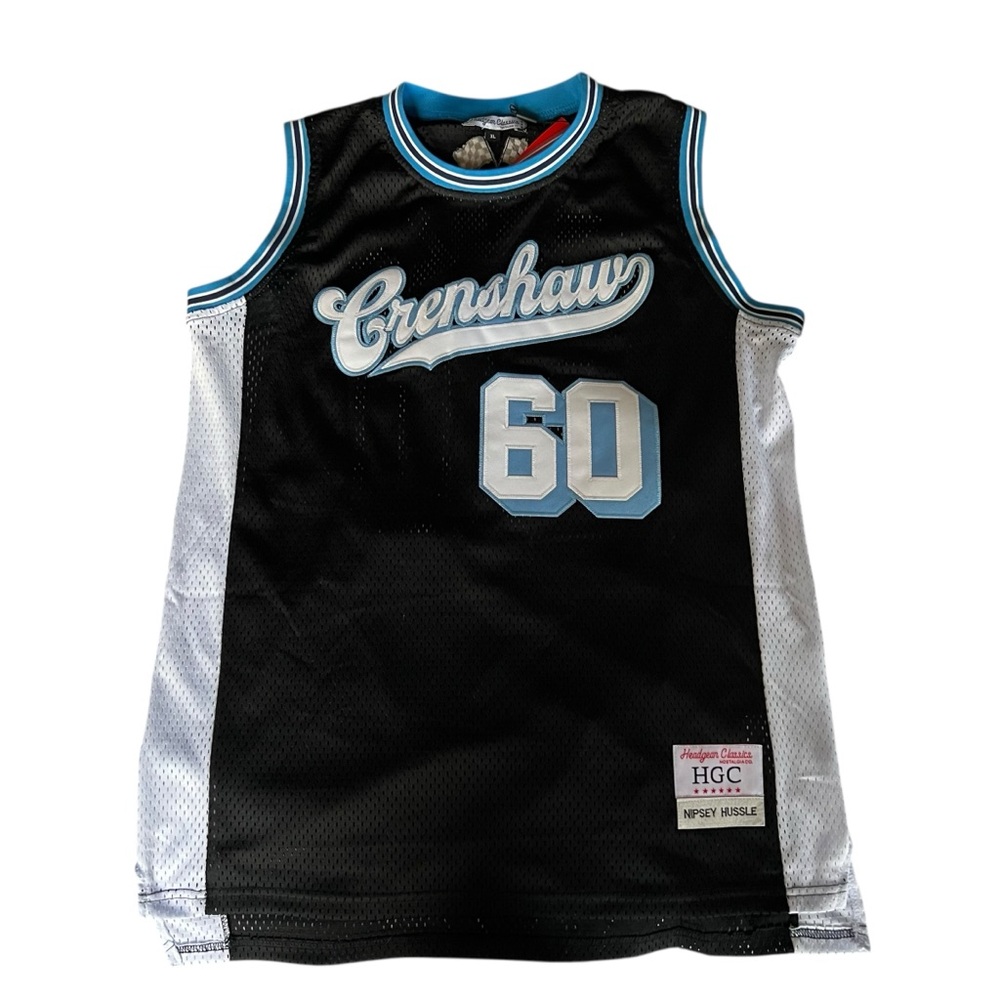 Nipsey Hustle Headgear Classics Crenshaw Basketball Jersey